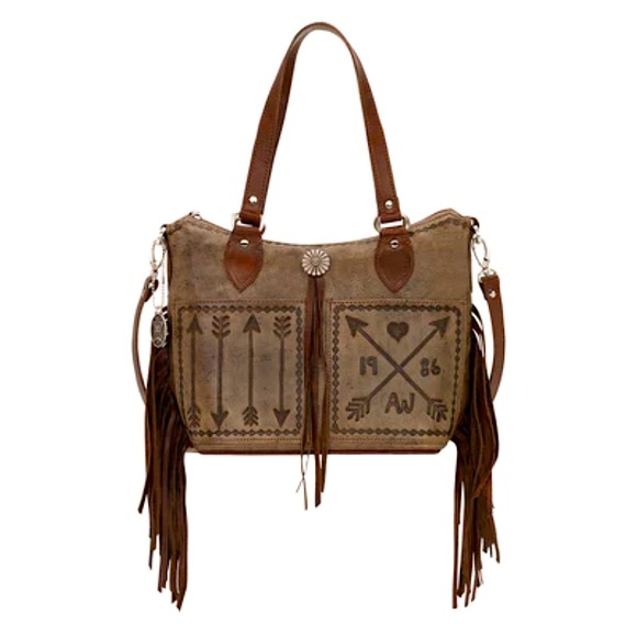 American West Handbags - AMERICAN WEST | Cross My Heart leather tote bag